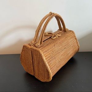 Rattan Wicker Purse Mini Bag